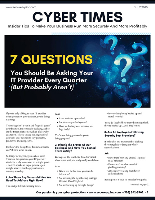 secureerp july 2025 newsletter